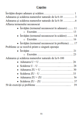 Adunarea si Scaderea Clasa 1 Probleme si Exercitii cu si fara Trecere Peste Ordin [2]