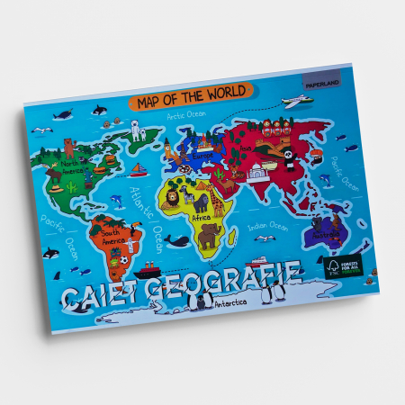 Rechizite - Caiet Geografie, 24 file, Paperland