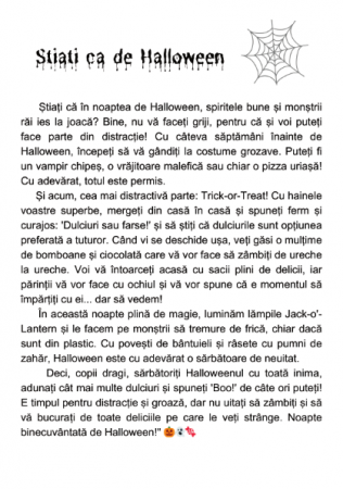 Carte de colorat si activitati distractive de Halloween | Copii 3-7 ani [5]