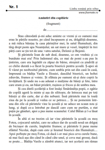 Caiet romana clasa 4 pentru copii cu rebusuri literare si jocuri educative [1]