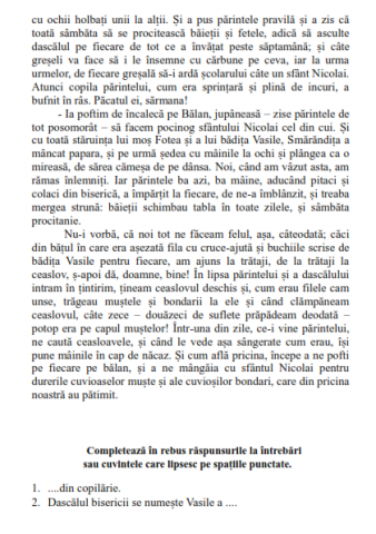 Caiet romana clasa 4 pentru copii cu rebusuri literare si jocuri educative [2]