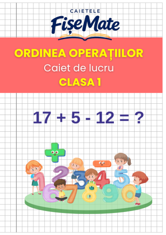Pachet 4 caiete Operatii Matematice clasa 1 pentru copii - peste 240 pagini [12]