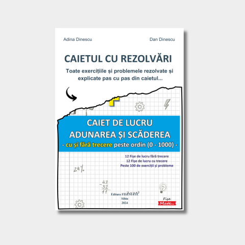 Pachet clasa 2 pentru copii cu 10 caiete exercitii probleme si rezolvari [9]