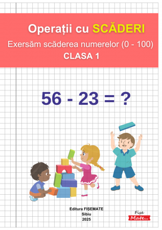 Pachet 4 caiete Operatii Matematice clasa 1 pentru copii [7]