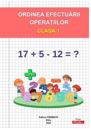 Pachet 4 caiete Operatii Matematice clasa 1 pentru copii [8]