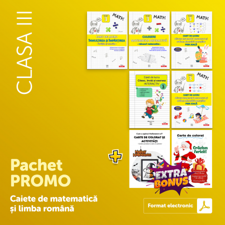 PDF-uri - Pachet PDF clasa 3 pentru copii cu 7 materiale educative digitale
