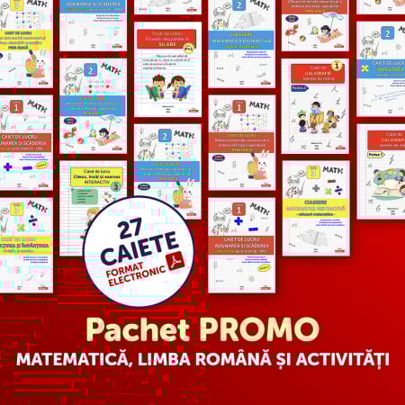 Pachet PDF 27 caiete clasele 1-4 cu matematica romana si activitati pentru copii [1]