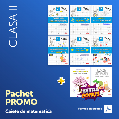 PDF-uri - Pachet PDF clasa 2 pentru copii cu 8 materiale educative digitale