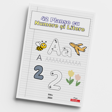 Set 8 caiete educative copii 3–7 ani cu colorat si activitati [12]