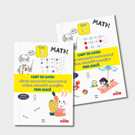 SET COMPLET – Matematica Clasa 3 | 12 caiete tiparite [4]