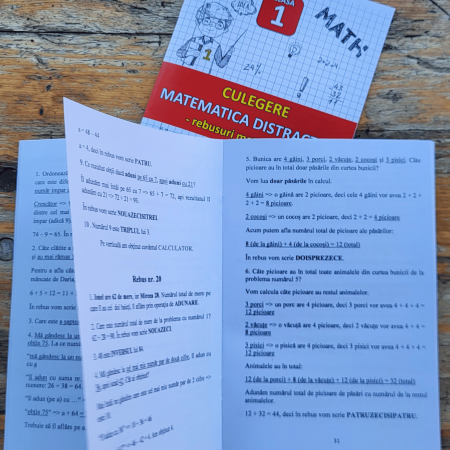 SET COMPLET – Matematica si Romana Clasa 1 | 15 caiete tiparite [19]