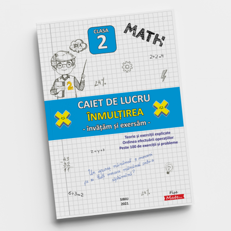 Pachet clasa 2 pentru copii cu 10 caiete exercitii probleme si rezolvari [6]
