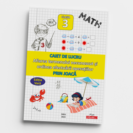 Pachet clasa 3 pentru copii cu matematica si romana exercitii probleme rezolvari [5]