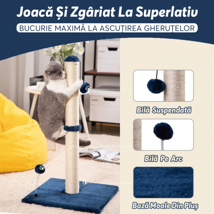 Ansamblu de joaca  - 1 stalp pentru ascutitul ghearelor [6]