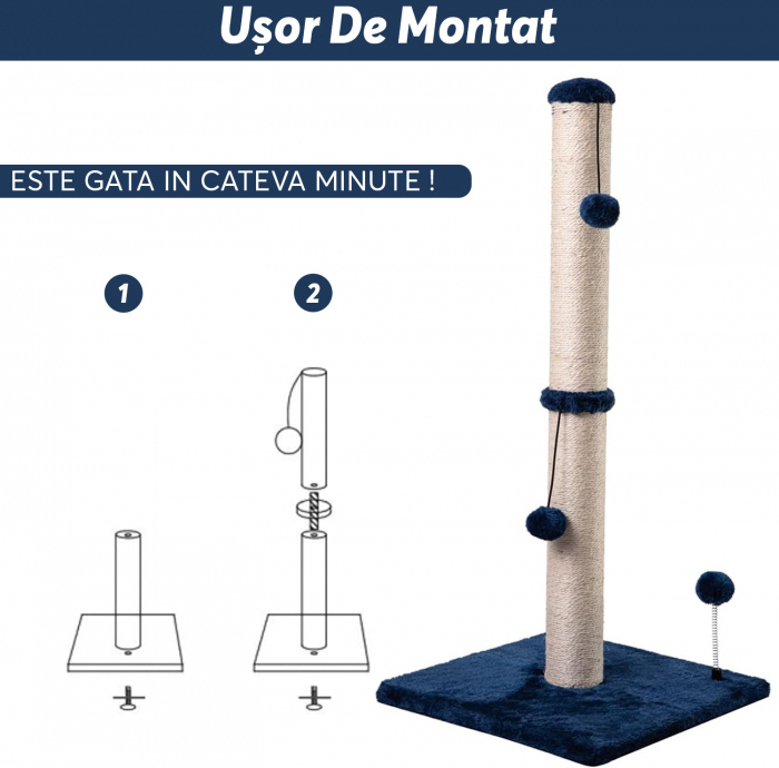 Ansamblu de joaca  - 1 stalp pentru ascutitul ghearelor [3]