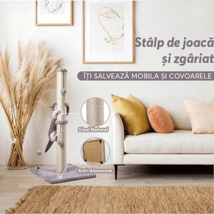 Ansamblu de joaca  - 1 stalp pentru ascutitul ghearelor [5]
