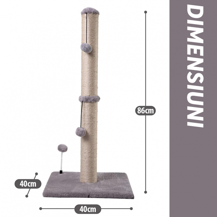 Ansamblu de joaca  - 1 stalp pentru ascutitul ghearelor [6]