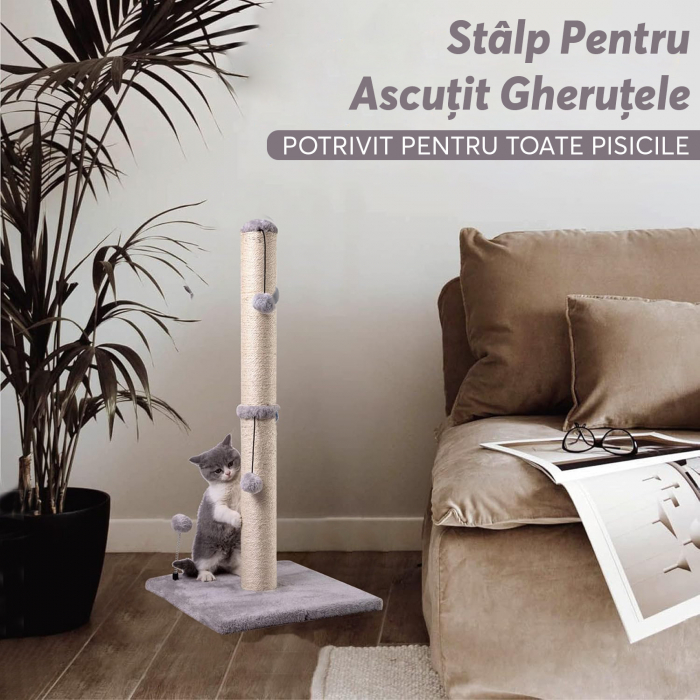 Ansamblu de joaca  - 1 stalp pentru ascutitul ghearelor [4]
