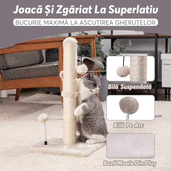Ansamblu de joaca  - 1 stalp pentru ascutitul ghearelor [5]