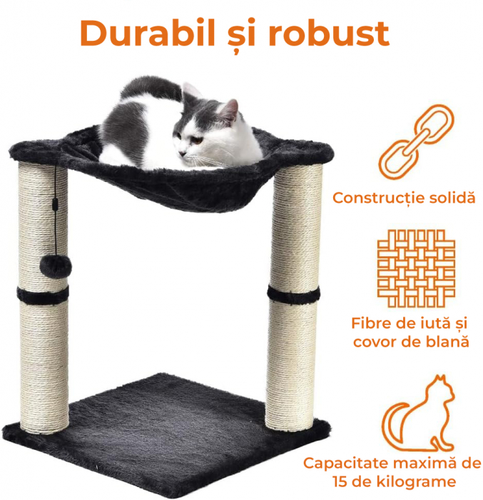 Ansamblu de joaca pentru pisici cu hamac [4]