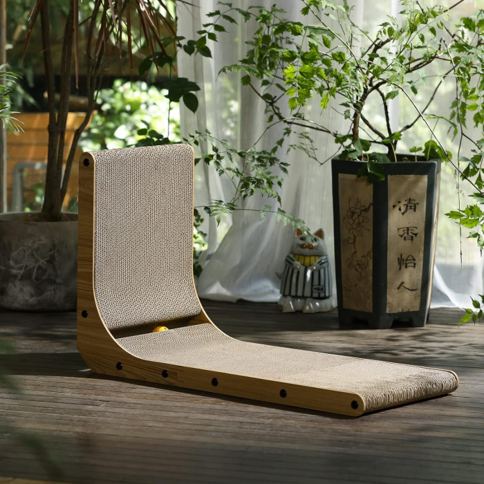 Ansamblu de joaca pentru pisici orizontal si vertical tip carton [9]