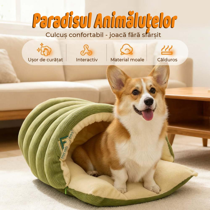 Culcus  pentru animale Verde - L [4]