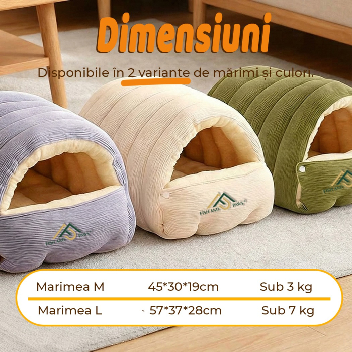 Culcus Pentru Caini si Pisici Verde [8]