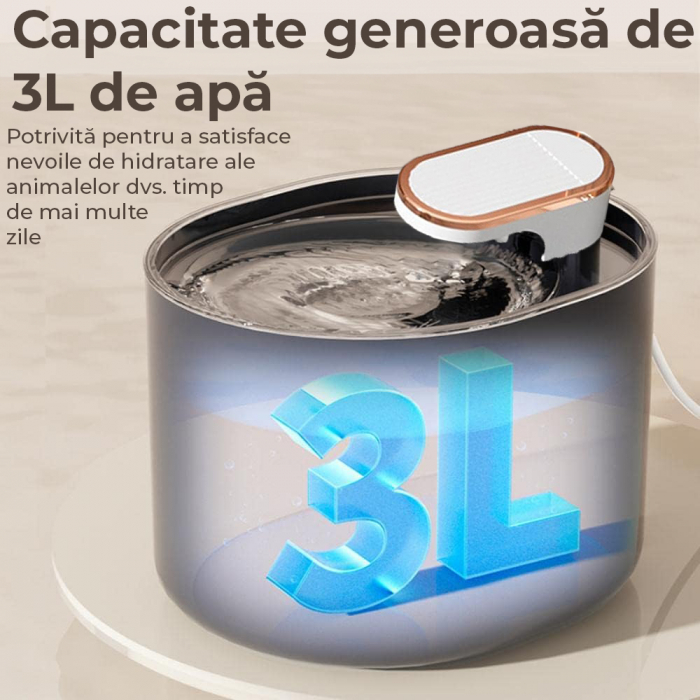 Dispenser apa pentru caini si pisici - alb [7]