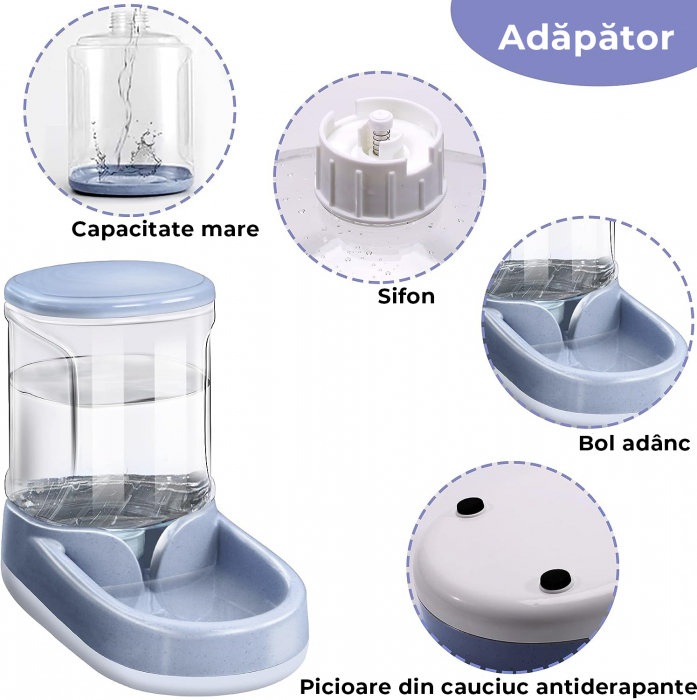 Dispenser de apa si mancare pentru caini si pisici [3]