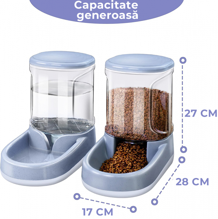 Dispenser de apa si mancare pentru caini si pisici [8]