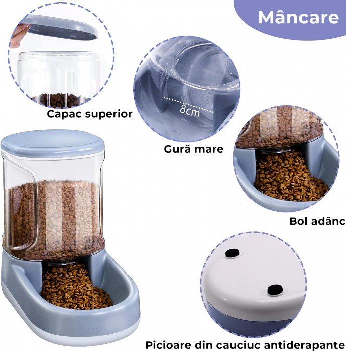 Dispenser de apa si mancare pentru caini si pisici [4]