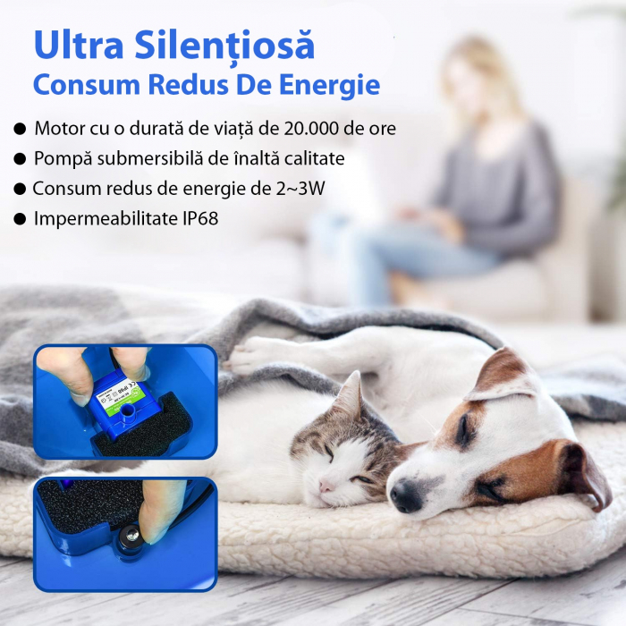 Dispenser de apa Tip fantana Albastru [3]