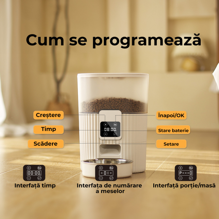 Hranitor automat pentru caini si pisici Resigilat [8]