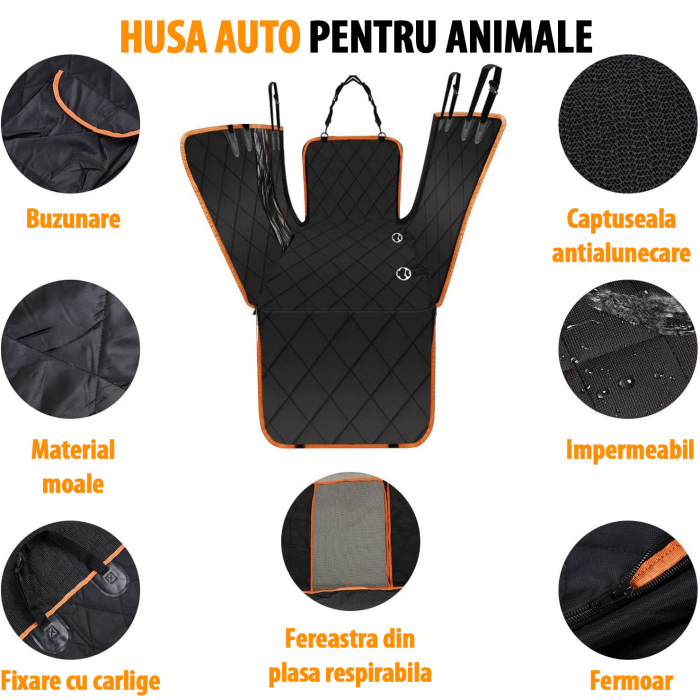 Husa auto de protectie bancheta 135 x 150cm [3]