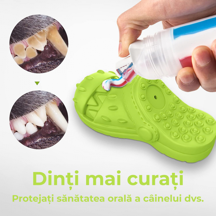 Jucarie de mestecat pentru caini, Verde [2]