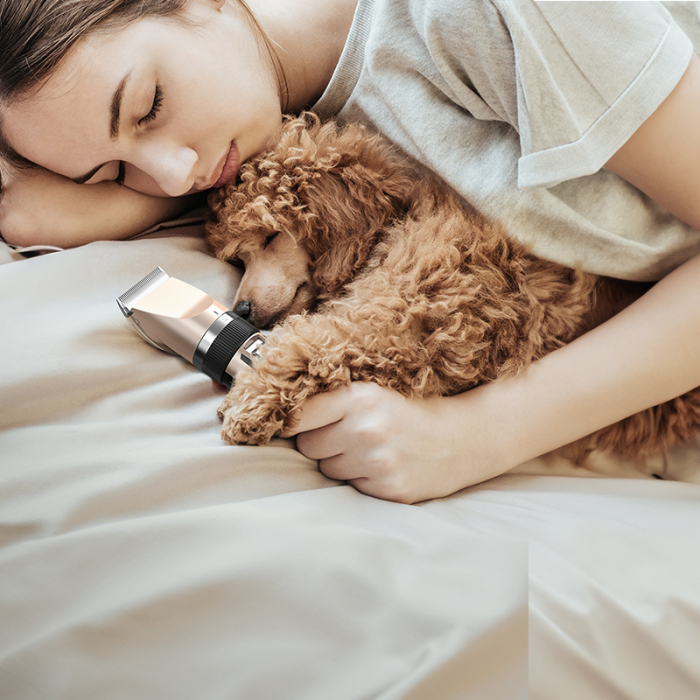 Masina profesionala de tuns animale - auriu [9]