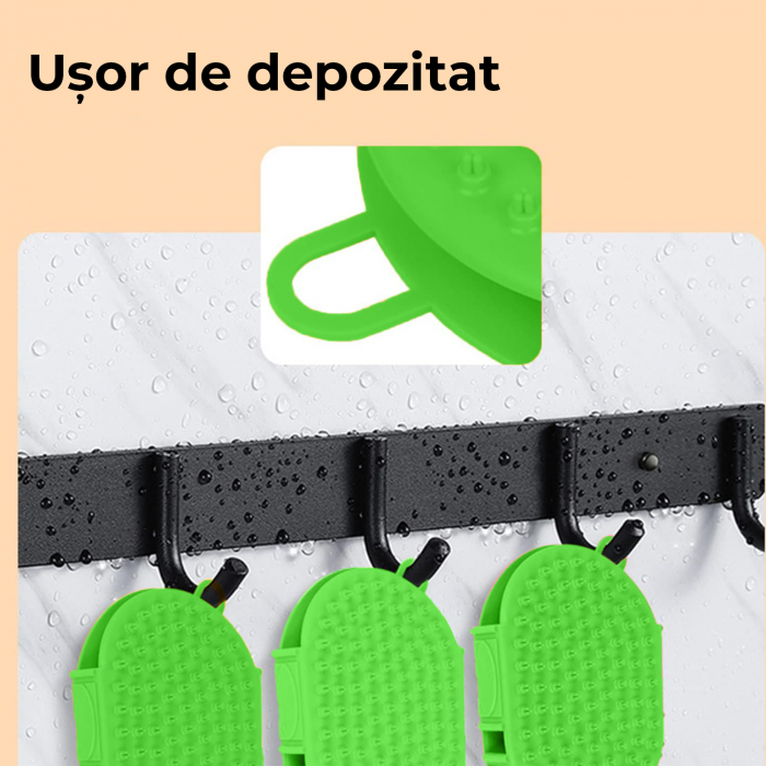 Perie 2 in 1 pentru animale de companie - verde [3]
