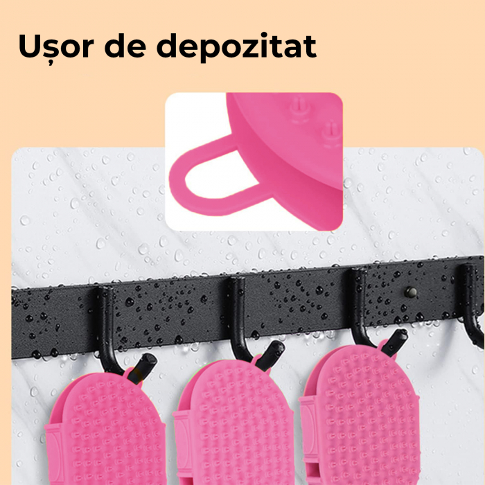 Perie 2 in 1 pentru animale de companie - roz [3]