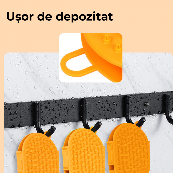 Perie 2 in 1 pentru animale de companie - portocaliu [3]
