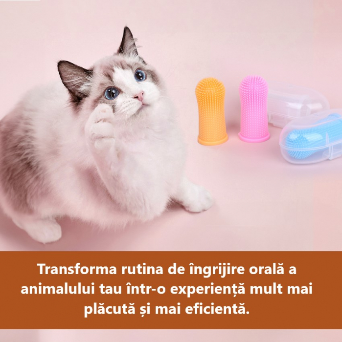 Periute de dinti tip degetar pentru animalele de companie [5]
