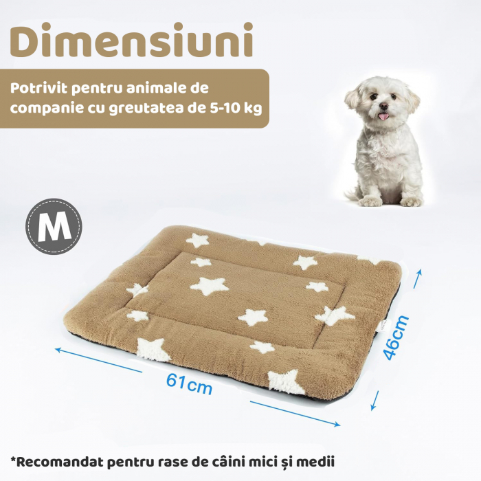 Saltea pentru caini si pisici Maro [4]