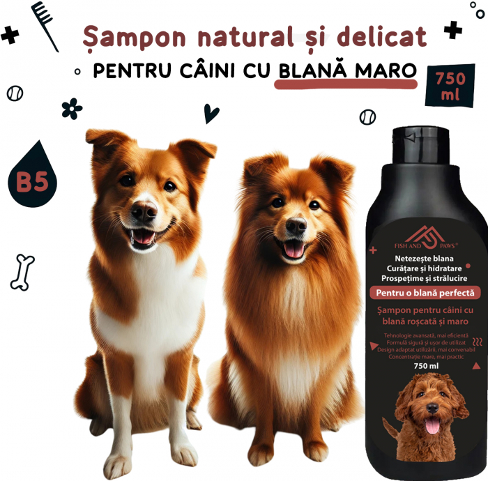 Sampon pentru caini cu blana maro [5]