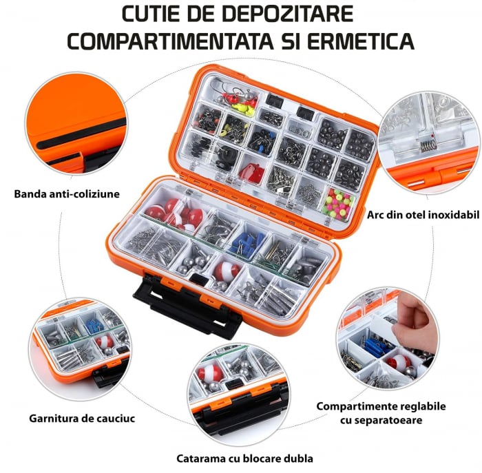 Set 343 accesorii pentru pescuit [2]