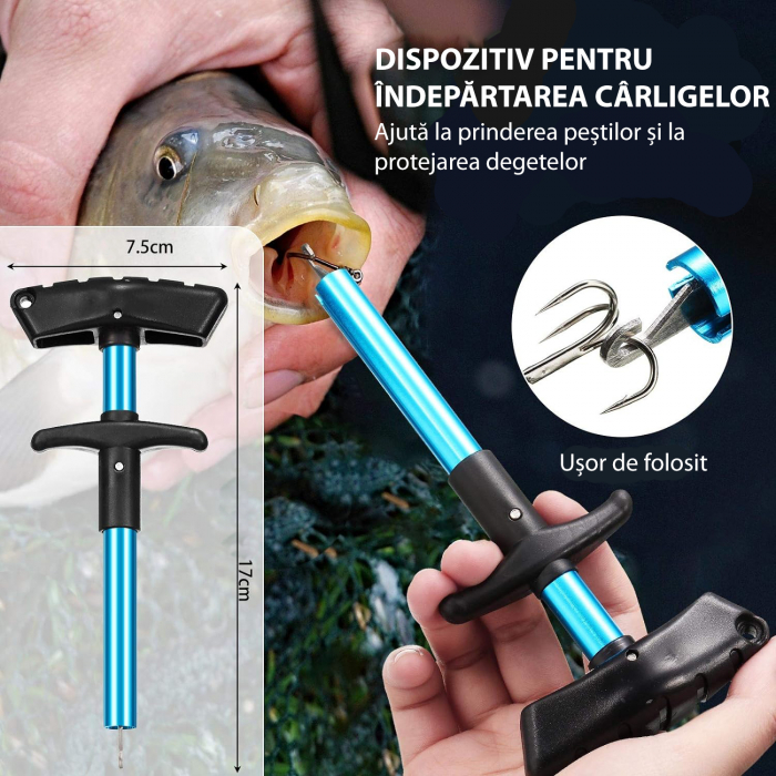 Set complet de accesorii 7 in 1 pentru pescuit [6]