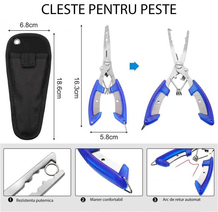 Set complet de accesorii 7 in 1 pentru pescuit [2]