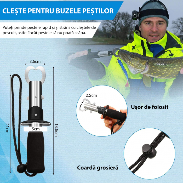 Set complet de accesorii 7 in 1 pentru pescuit [7]