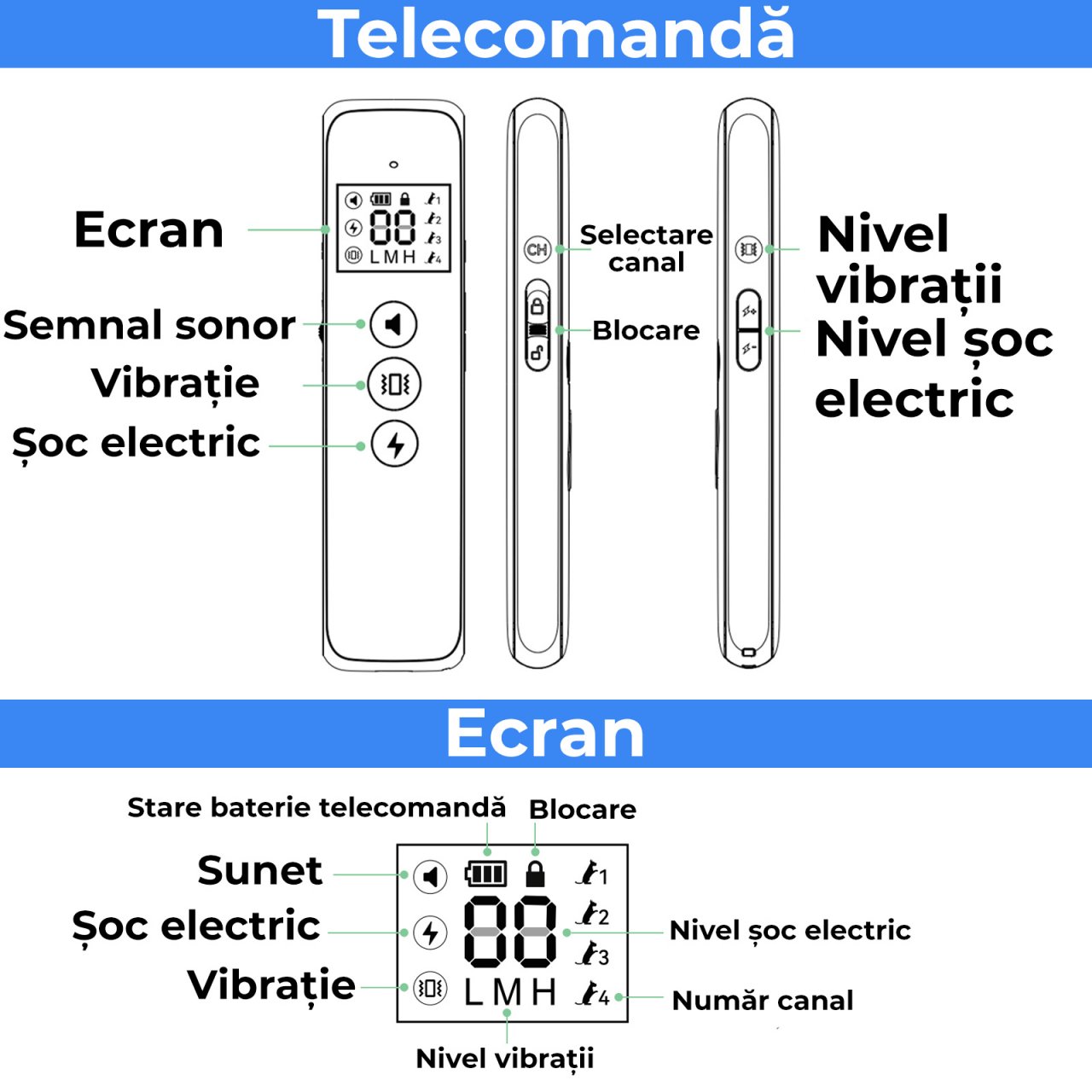 Zgarda electrica cu telecomanda [8]