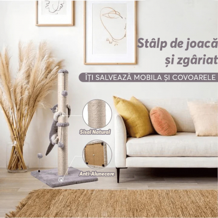 Ansamblu de joaca  - 1 stalp pentru ascutitul ghearelor [4]
