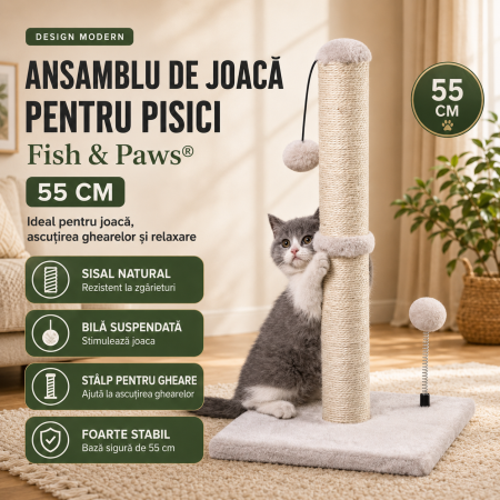 Ansambluri - Ansamblu de joaca  - 1 stalp pentru ascutitul ghearelor