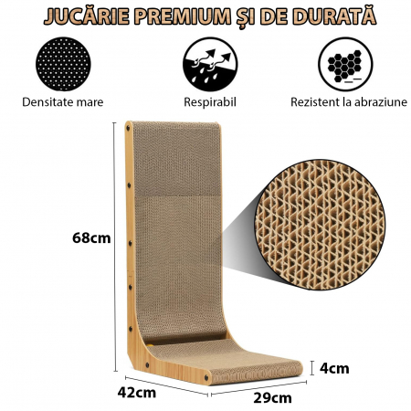 Ansamblu de joaca pentru pisici orizontal si vertical tip carton [3]